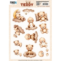 Berrie's Beauties - 3D knipvel - Teddy Clouds