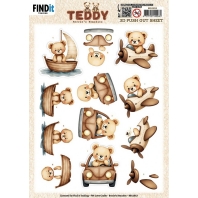 Berrie's Beauties - 3D push Outl  - Teddy Transport