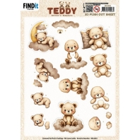 Berrie's Beauties - 3D push Out - Teddy Clouds