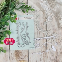 Craft and You Design Bee Honey Set Dies 