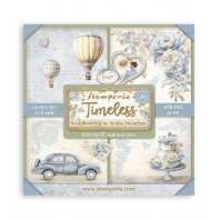 Stamperia - Romantic Collection - Timeless - paperset  maxi 20,3x20,3cm