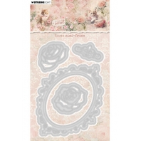 Studio Light - cat’s secret - Rosés mini-frames cutting die