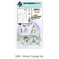 Art Impressions - Exclusieve 2024 - Winter Cottage Set 5983