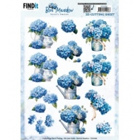 Berrie’s Beauties - Blue Meadow - knipvel - Vase