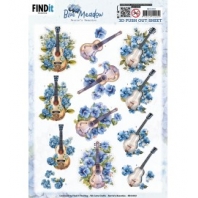 Berrie’s Beauties - Blue Meadow - 3D push out - Music