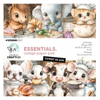 Studio Light Essentials Collage Paper Pad 20,3x20,3cm