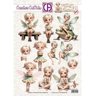 Creative Cut Outs - Forest Fairies 3D push Out vel 01