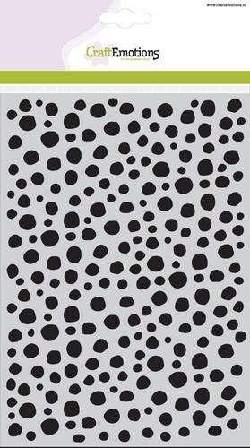 Craft Emotions Mask stencil - Dots irregularly A5