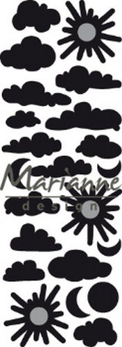 Marianne Design Craftable Punch die Wolkjes