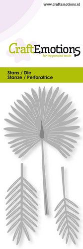 CraftEmotions Die - waaierpalm