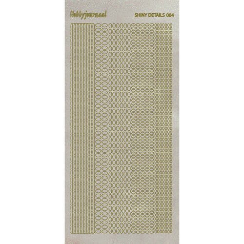 Shiny Details 4 - Oval - Goud