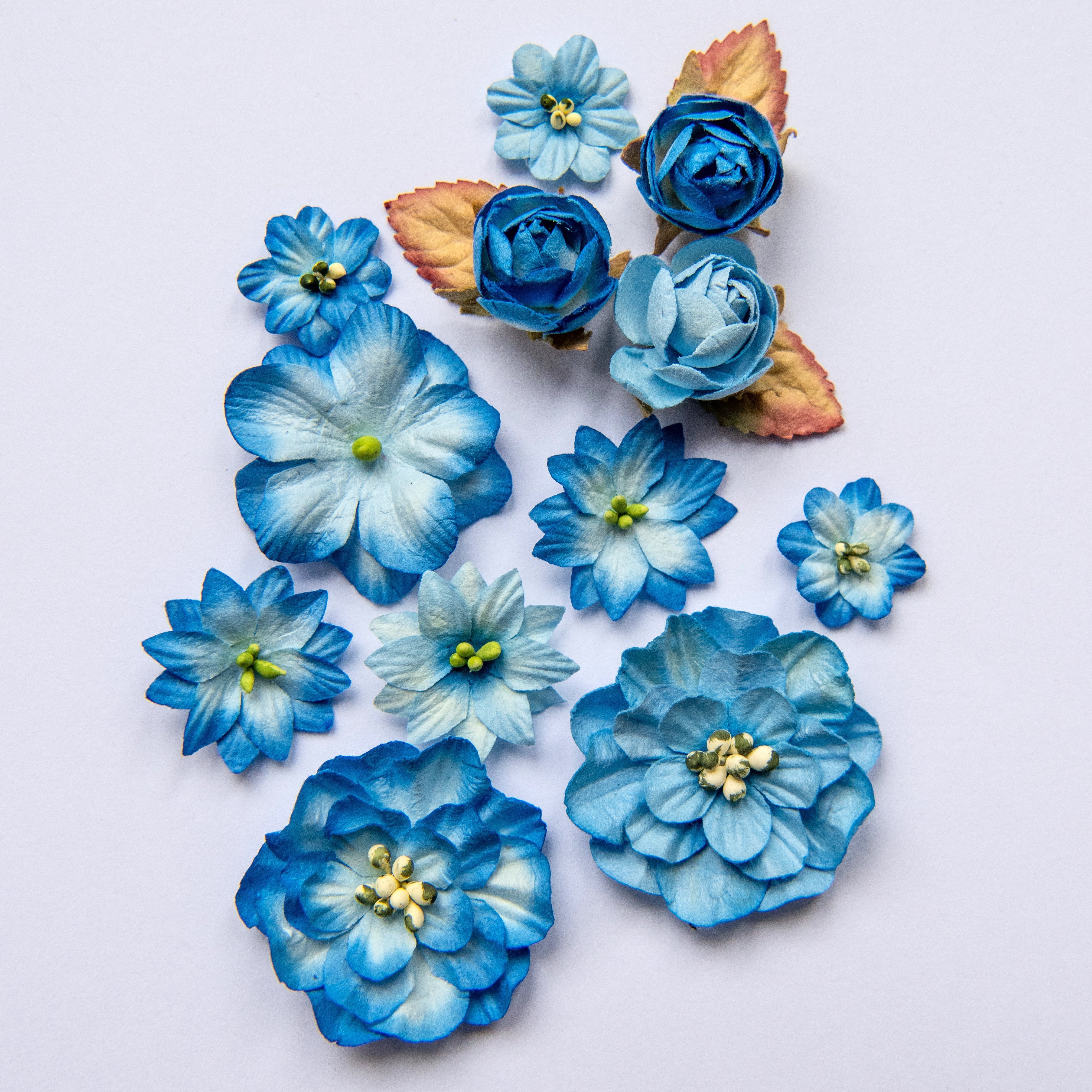 Country Blooms - Cobalt