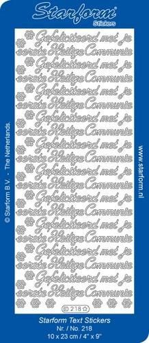 Gefeliciteerd met je Communie Goud