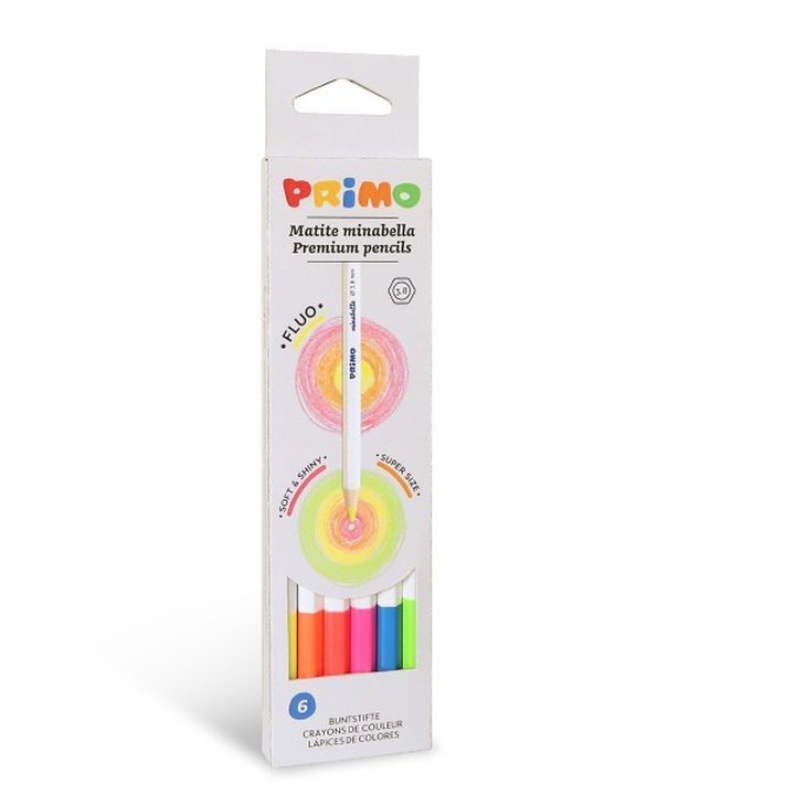 Te gekke Potloden Fluor 6 stuks