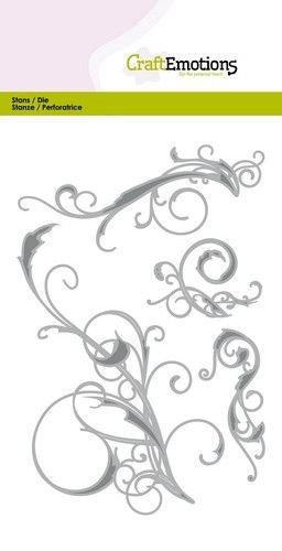 CraftEmotions Die - Swirls 4 stuks