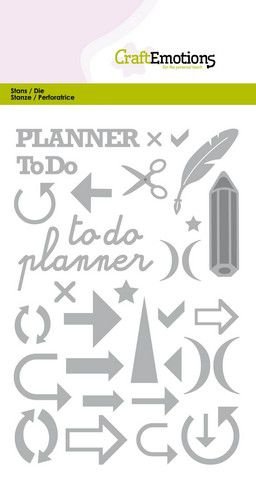 CraftEmotions Die - Journal signs & more