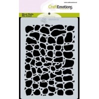 CraftEmotions Mask Stencil krokodil print A6