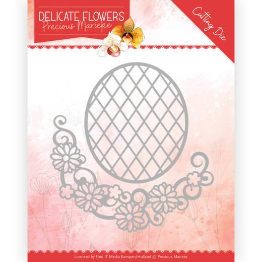 Dies - Precious Marieke - Delicate Flowers - Delicate Flower Oval