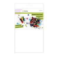 CraftEmotions WatercolorCard - briljant wit 10 vel 