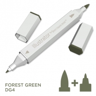 Illustrator Alcohol Marker - Forest Green