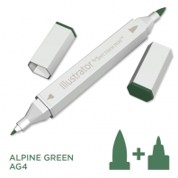 Illustrator Alcohol Marker - Alpine Green