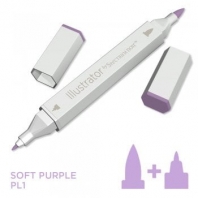 Illustrator Alcohol Marker - Soft Purple