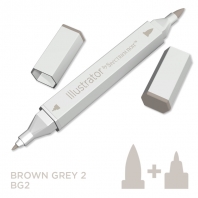 Illustrator Alcohol Marker - Brown Grey2