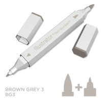 Illustrator Alcohol Marker - Brown Grey3