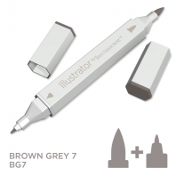Illustrator Alcohol Marker - Brown Grey7