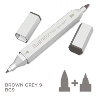 Illustrator Alcohol Marker - Brown Grey9