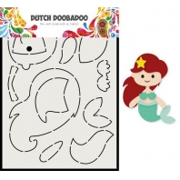 Dutch Doobadoo Card Art Built Up Zeemeermin