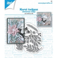 JoyCrafts - Stansmallen Kersttwijgen & Mistletoe