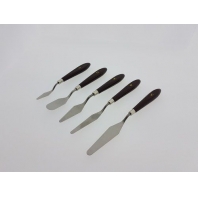 Spatels metaal - 5 stuks