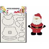 Dutch Doobadoo Card Art Built up Kerstman A5